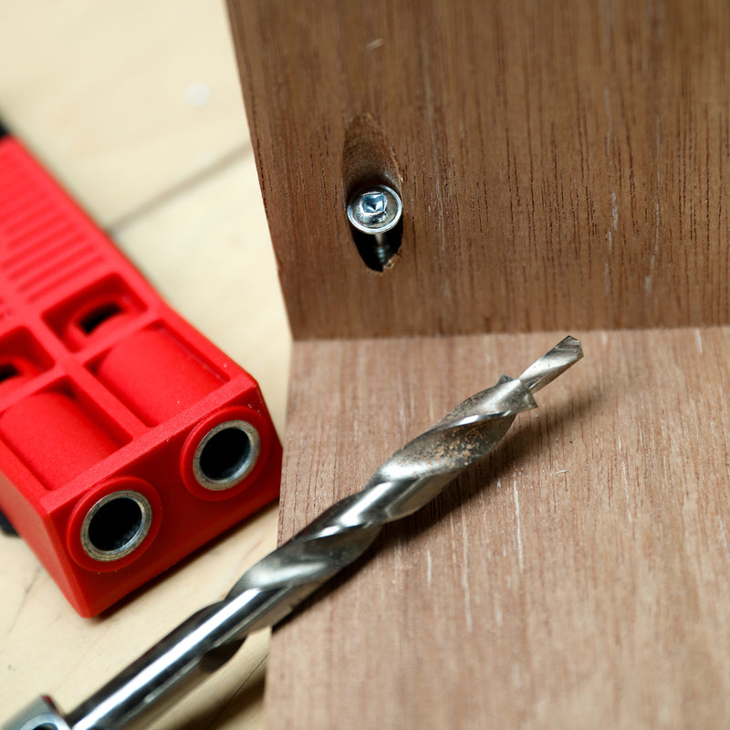 Twin Port Pocket Hole Jig and Screws Starter Kit - 650 Screws & Jig in Carry Case