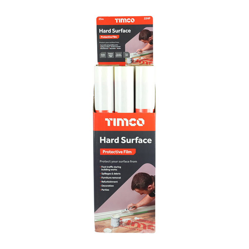 Film protecteur TIMCO pour surfaces dures - 25 m x 0,6 m
