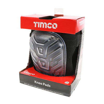 TIMCO Anti-Slip Knee Pads with Gel Protection and Velcro Fastening. Pair