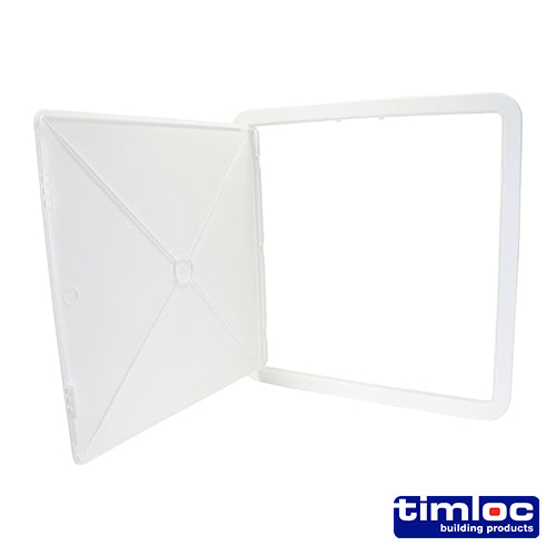 Timloc Access Panel Plastic White - 470 x 470mm
