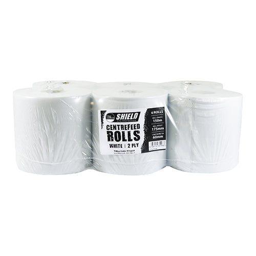 TIMCO Centrefeed Rolls - White - 150m x 175mm