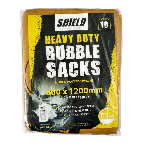 TIMCO Heavy Duty Rubble Sacks - 80 x 120cm