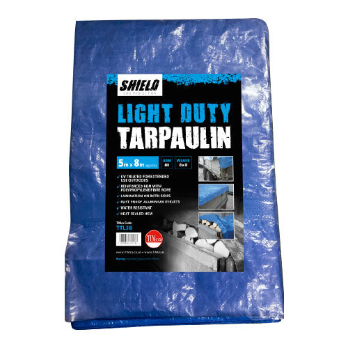 TIMCO Light Duty Tarpaulin Blue - 2 x 3m