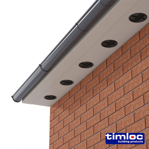 Timloc Push-in Soffit Vent White -  70.0