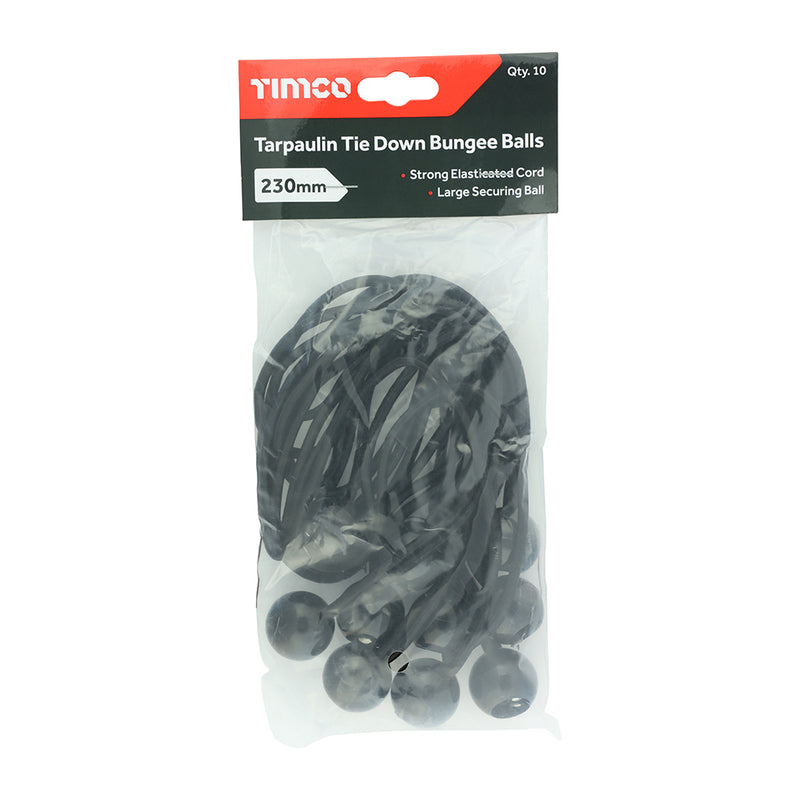 TIMCO Tarpaulin Tie Down Bungee Balls