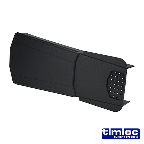 Timloc Dry Verge Unit Black - 405 x 95/160mm