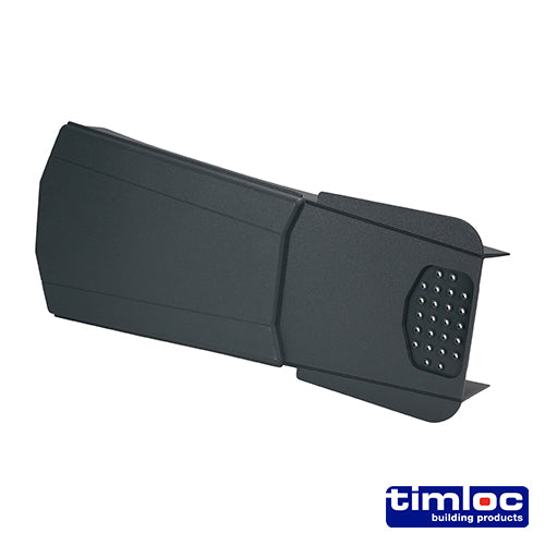 Timloc Dry Verge Unit Grey - 405 x 95/160mm