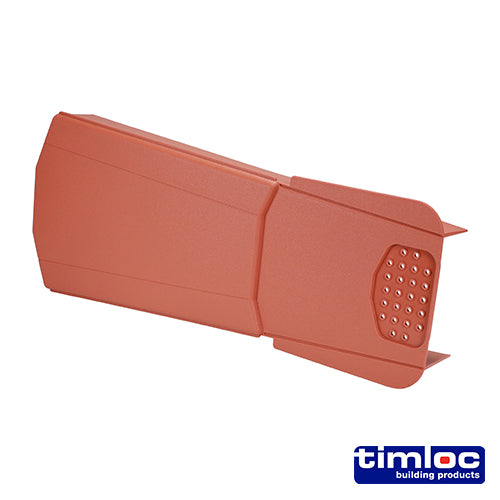 Timloc Dry Verge Unit Terracotta - 405 x 95/160mm