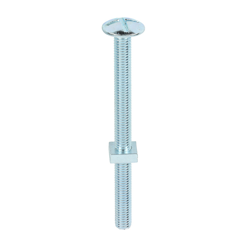 TIMco Roofing Bolts & Square Nuts Silver - M8 x 180