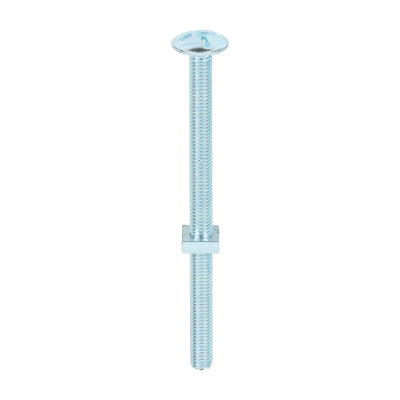 TIMco Roofing Bolts & Square Nuts Silver - M8 x 120