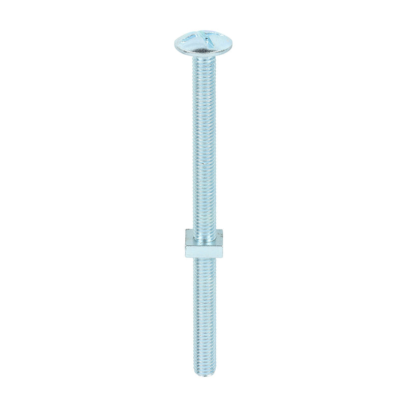 TIMco Roofing Bolts & Square Nuts Silver - M8 x 120