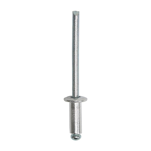 TIMco Rivets Dome Head Aluminium - 4.0 x 10 - 500 Pieces