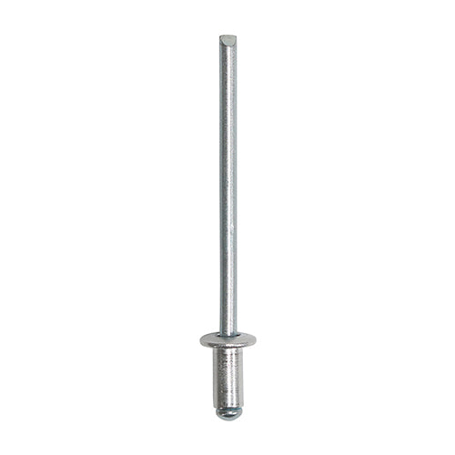 TIMco Rivets Dome Head Aluminium - 3.2 x 6 - 500 Pieces