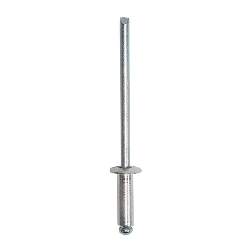 TIMco Rivets Dome Head Aluminium - 3.2 x 10 - 500 Pieces