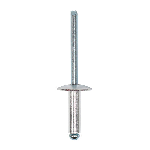 TIMco Rivets Flange Head Aluminium - 4.8 x 16