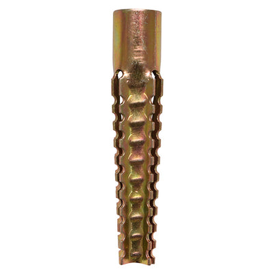 TIMco Metal Expansion Wall Gold Plugs  - 8.0 x 38
