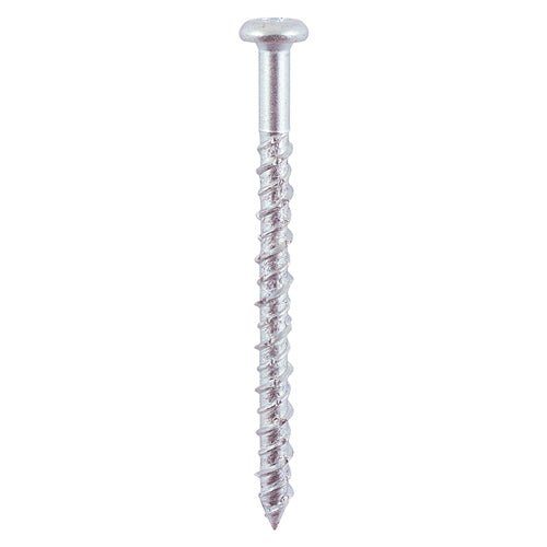 TIMco Masonry Screws Pan Head Silver - 6.0 x 60 - 100 Pieces