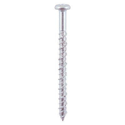 TIMco Masonry Screws Pan Head Silver - 6.0 x 80 - 100 Pieces