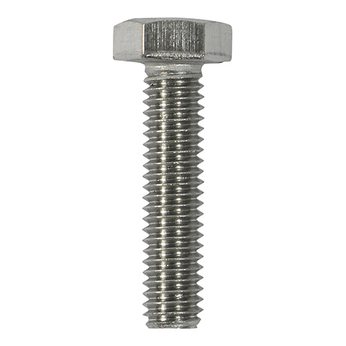 TIMco Set Screws DIN933 Grade 8.8 Silver - M20 x 100