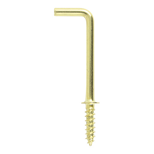 TIMCO Cup Hooks Square Electro Brass - 25mm