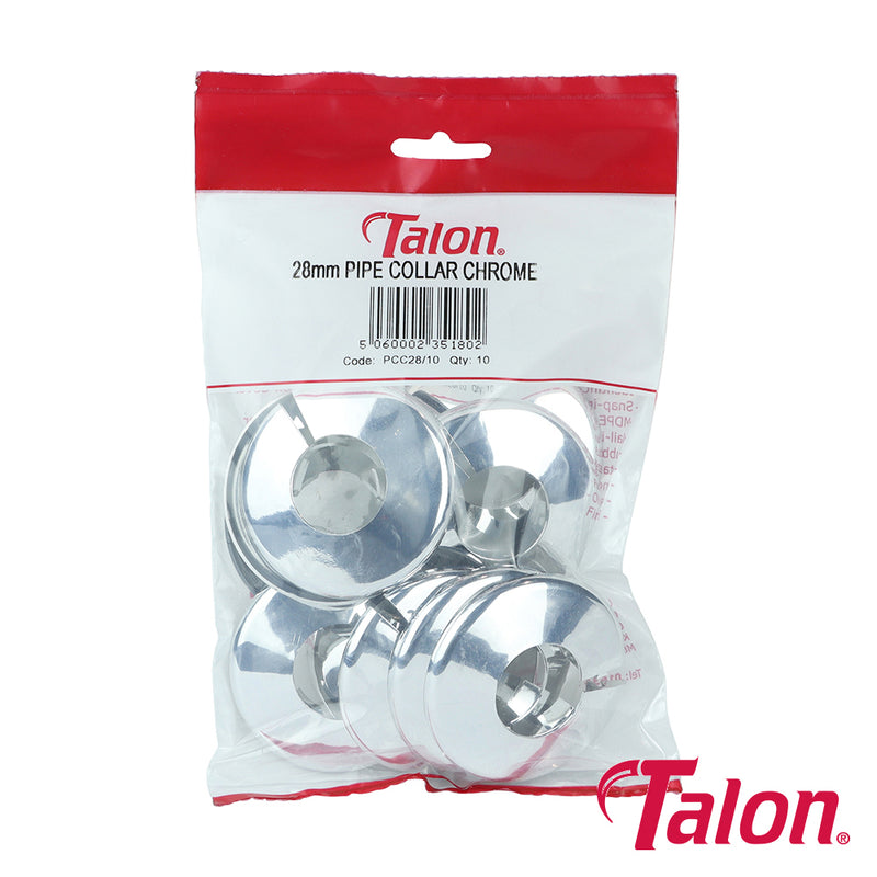 Talon Pipe Collar Chrome - 28mm