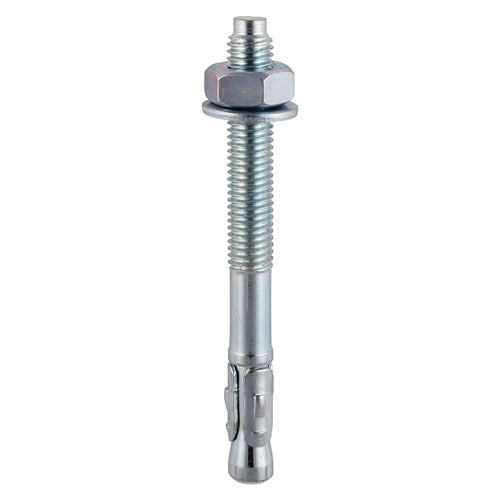TIMco Throughbolts Silver - M8 x 50 - 100 Pieces