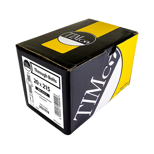 TIMco Throughbolts Silver - M16 x 105