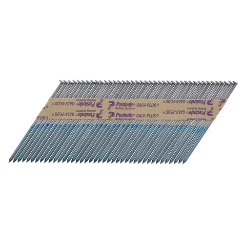 Paslode IM360Ci Nails & Fuel Cells Trade Pack Plain Shank Galvanised + - 3.1 x 90/2CFC - Pack Quantity - 2200