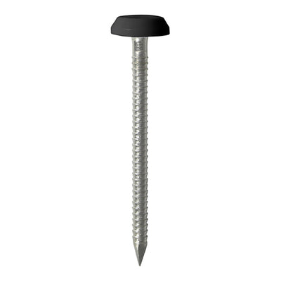 TIMCO Polymer Headed Nails A4 Stainless Steel Black - 50mm - Pack Quantity - 25 Kg