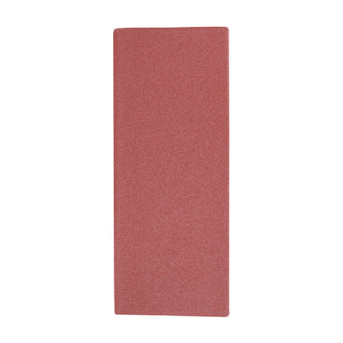 TIMco 1/3 Sanding Sheets 120 Grit Red Unpunched - 93 x 230mm - 5 Pieces