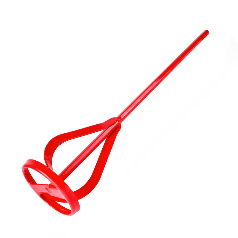 TIMco Paint Mixer, Paint and Plaster Mixing Paddle for Drill, Red - 400 x 80mm - 1 Piece
