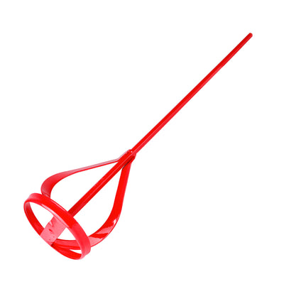 TIMco Paint Mixer, Paint and Plaster Mixing Paddle for Drill, Red - 600 x 100mm
 - 1 Piece