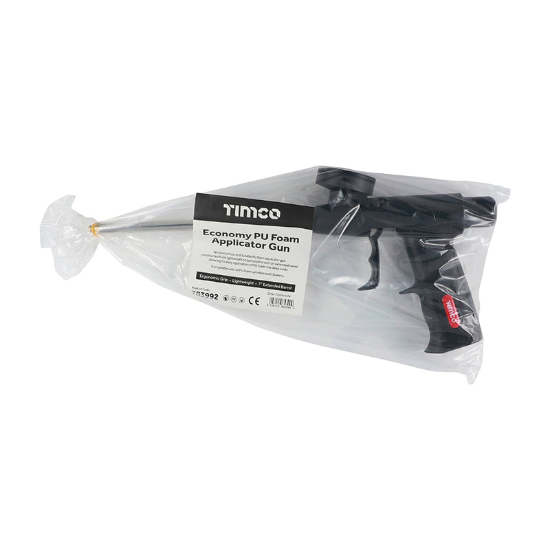 Pistolet applicateur de mousse PU économique TIMco - 750 ml et 500 ml - 1 pièce