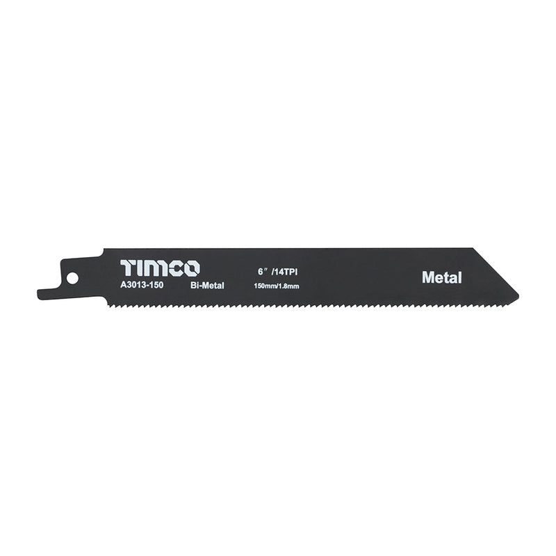 TIMco Reciprocating Saw Blades Metal Cutting Bi-Metal - S922BF - 5 Pieces