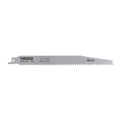 TIMco Reciprocating Saw Blades Wood Cutting High Carbon Steel - S2345X - 5 Pieces