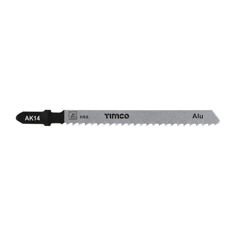 Lames de scie sauteuse TIMco Lames de coupe en métal HSS - T127D - 5 pièces
