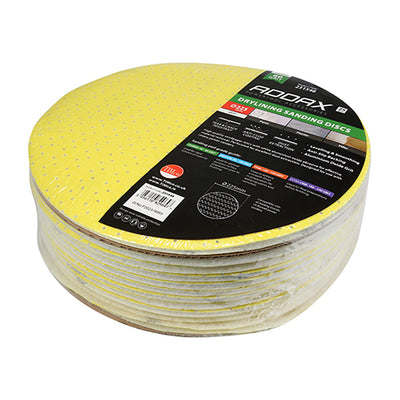 TIMco Drylining Sanding Discs 60 Grit Yellow - 225mm - 25 Pieces