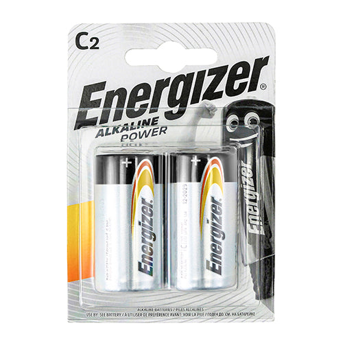 Energizer Alkaline Power Battery - C E93 - 2 Pieces