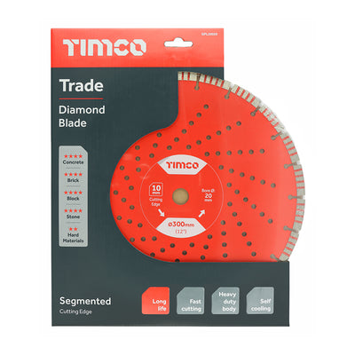 TIMco Trade Diamond Blade Segmented - 300 x 20.0 - 1 Piece