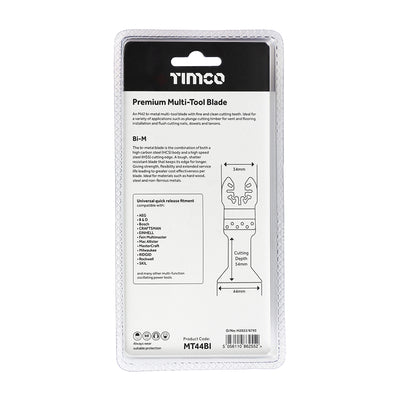 TIMco Premium MTool Blade Straight - 44mm - 1 Piece