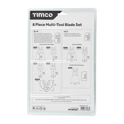 TIMco Multi-Tool Sets 8 Piece Set - Mixed - 1 Piece
