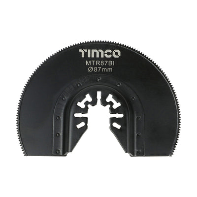 TIMco Multi-Tool Radial Blade For Wood / Metal Bi-Metal - Dia. 87mm - 1 Piece