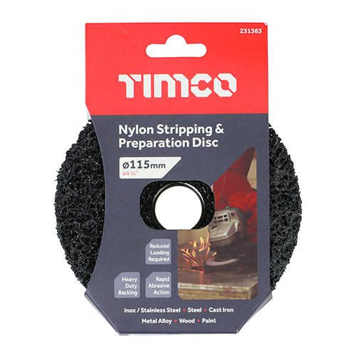 TIMco Nylon Stripping & Preparation Disc - 115 x 22.23 - 1 Piece