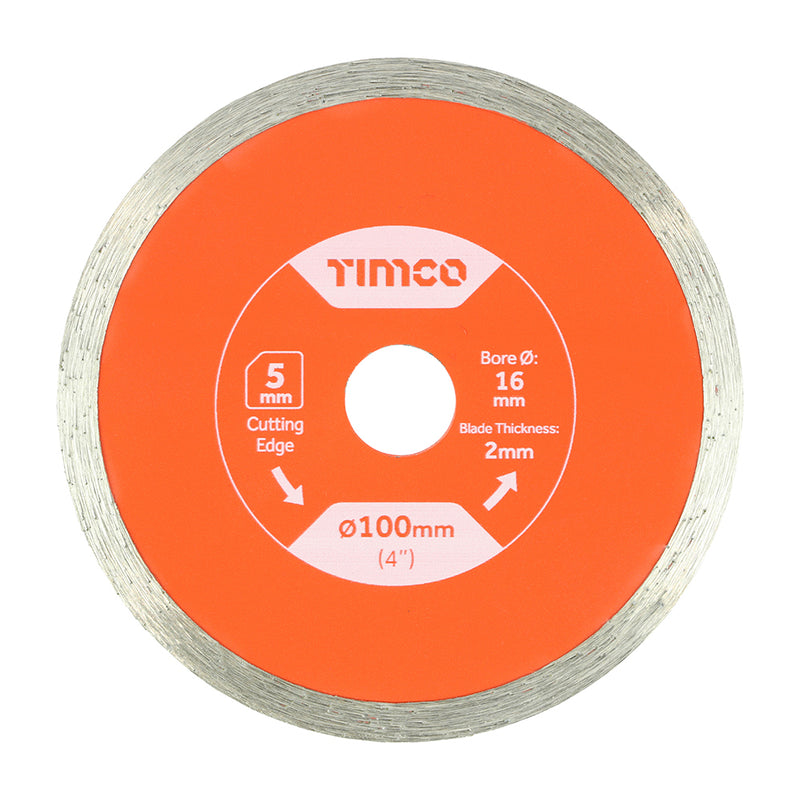 TIMco General Purpose Tile & Ceramic Blade  - 100 x 16.0 - 1 Piece