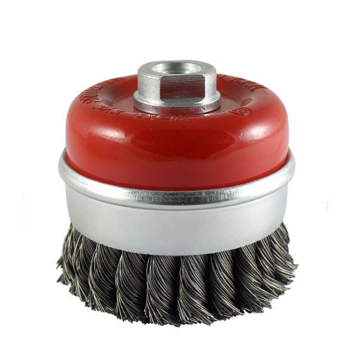 TIMco Angle Grinder Cup Brush Twisted Knot Steel Wire - 100mm - 1 Piece