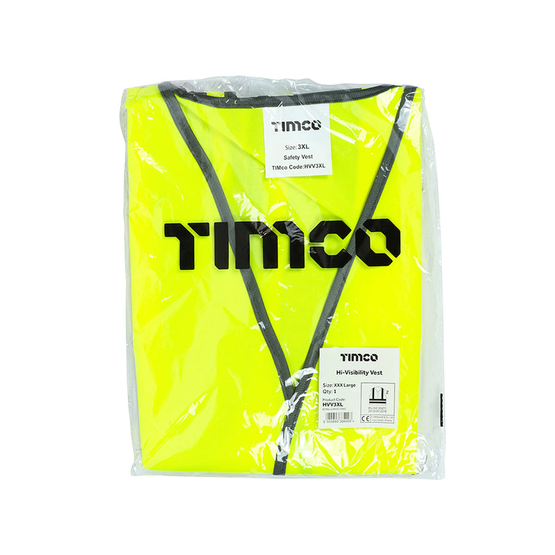 TIMCO Hi-Visibility Vest - XXX Large