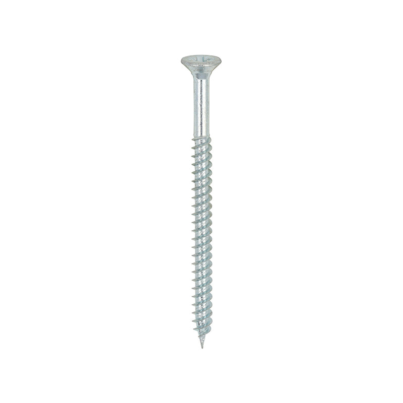 TIMco Twin-Threaded Countersunk Silver Woodscrews - 6 x 2 - 200 Pieces