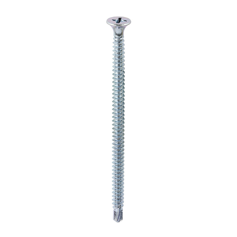 TIMco Drywall Self-Drilling Bugle Head Silver Screws - 4.2 x 75 - 500 Pieces