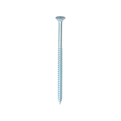 TIMco Twin-Threaded Countersunk Silver Woodscrews - 8 x 3 - 200 Pieces