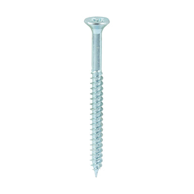 TIMco Twin-Threaded Countersunk Silver Woodscrews - 6 x 1 3/4 - 200 Pieces